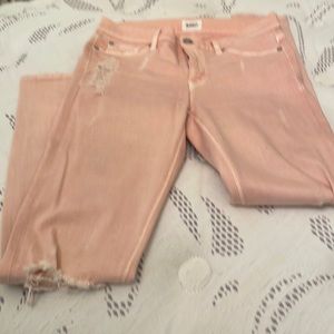 Hudson champagne pink jeans - ripped - Size 27